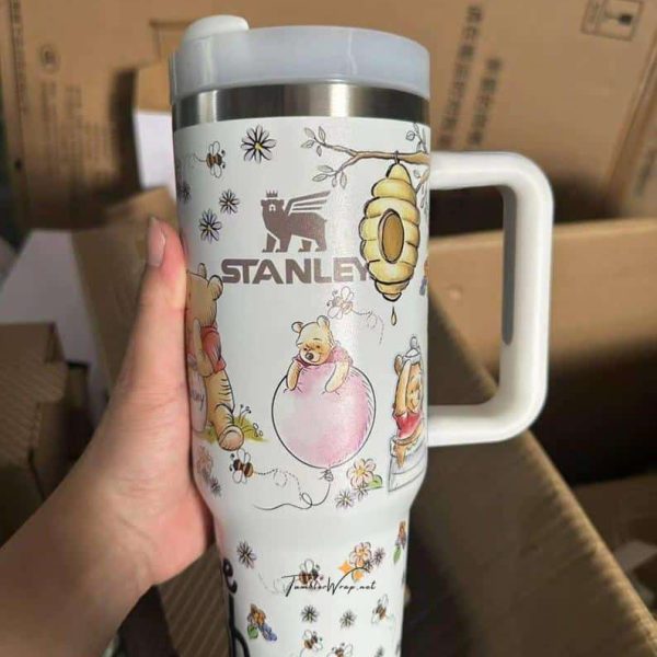 Classic Winnie the Pooh 40oz Tumbler | Vintage Disney Bear Cup Gift