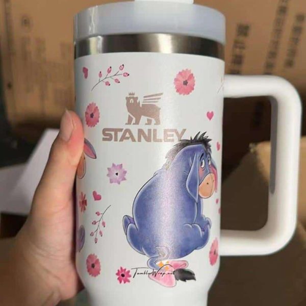 il_794xN.7101823167_omyx.jpg Classic Winnie the Pooh 40oz Tumbler | Vintage Disney Bear Cup Gift