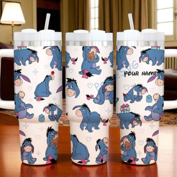 il_794xN.7174660248_ermk.jpg Custom Disney Friends Eeyore 40oz Tumbler Personalized Tumbler with Handle Christmas Tumblers