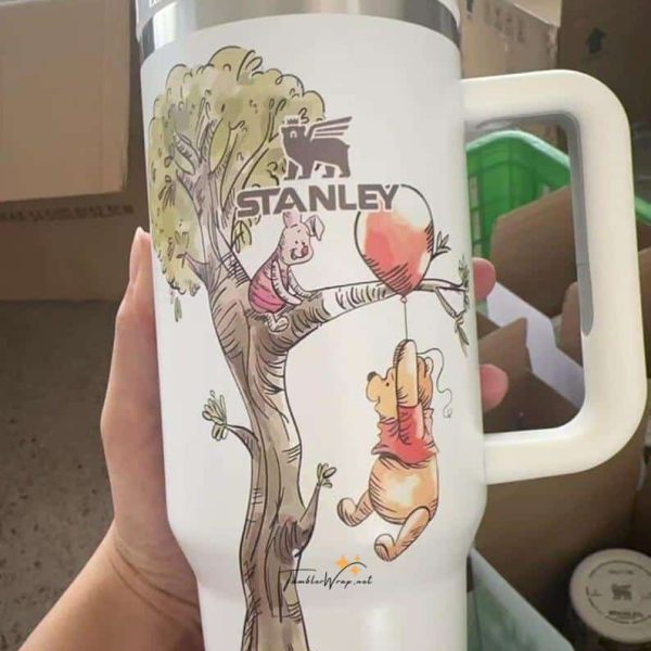 Classic Winnie the Pooh 40oz Tumbler | Vintage Disney Bear Cup Gift