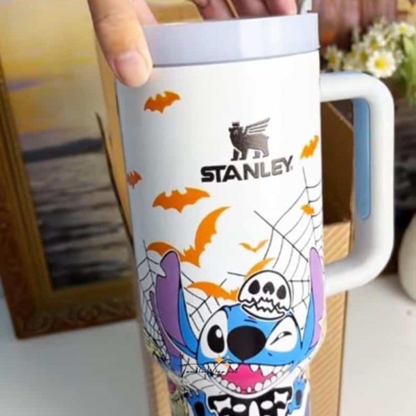 Stitch 40oz Engraved Tumbler | Cute Disney Coffee Cup Travel Mug