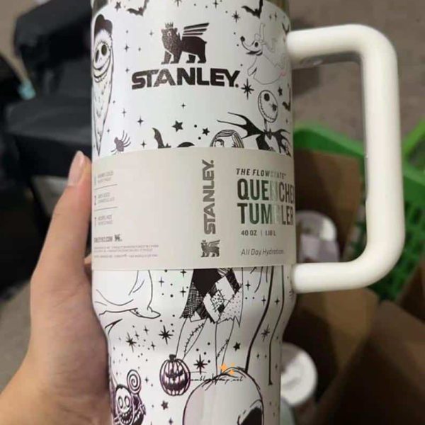 il_794xN.7225458388_o6bg.jpg Nightmare Before Christmas 40oz Tumbler | Jack & Sally Halloween Cup