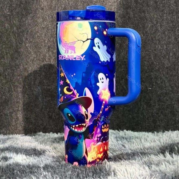 Stitch 40oz Engraved Tumbler | Cute Disney Coffee Cup Travel Mug