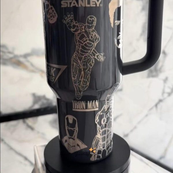 il_794xN.7265627287_ai1m.jpg Marvel Avengers 40oz Laser Engraved Tumbler | Superhero Gift Cup