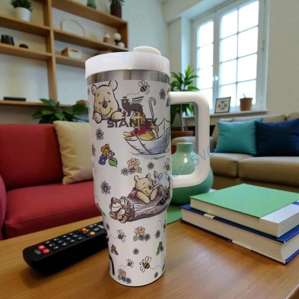 Classic Winnie The Pooh Tumbler 40oz Cup, Original Classic Winnie The Pooh 40oz Tumbler
