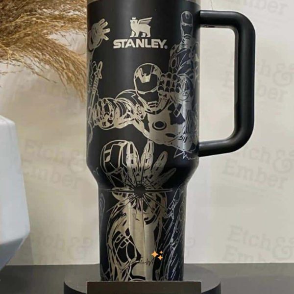 il_794xN.7355431748_r0re.jpg Marvel Avengers 40oz Laser Engraved Tumbler | Superhero Gift Cup