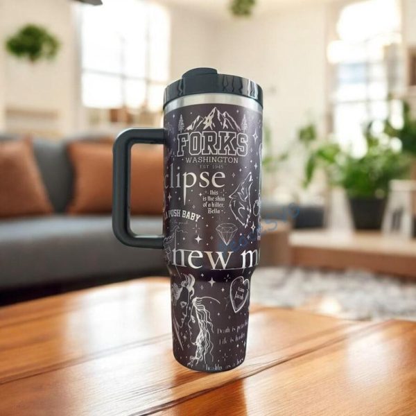 Twilight 40oz Tumbler, Vampire Wolf Romance 40oz Tumbler