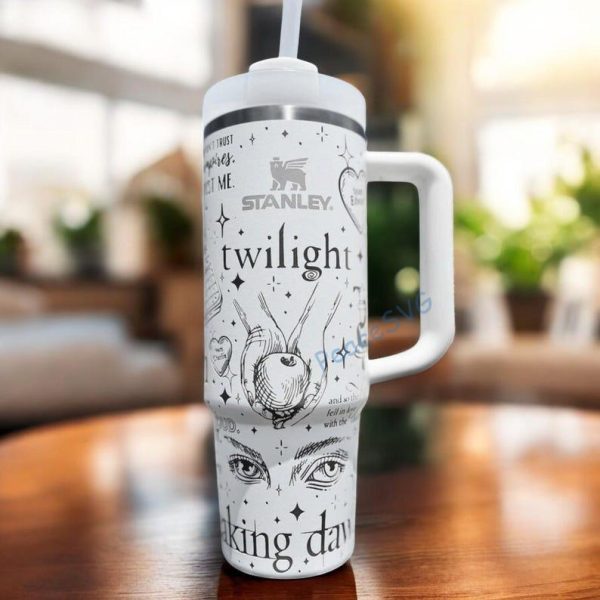 Twilight 40oz Tumbler, Vampire Wolf Romance 40oz Tumbler Christmas Gift