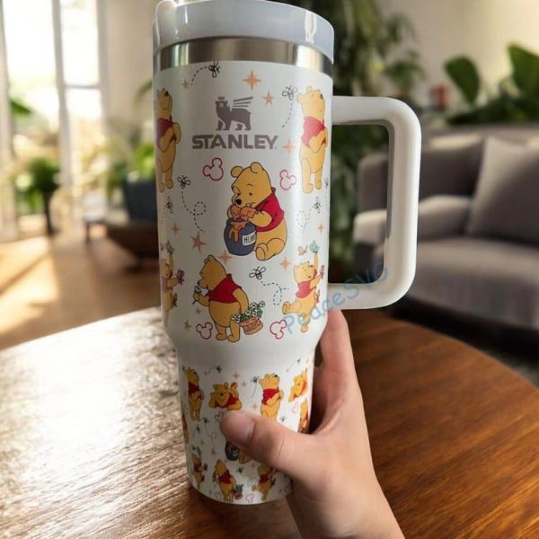 Winnie The Pooh Tumbler 40oz Cup, Original Classic Winnie The Pooh 40oz Tumbler