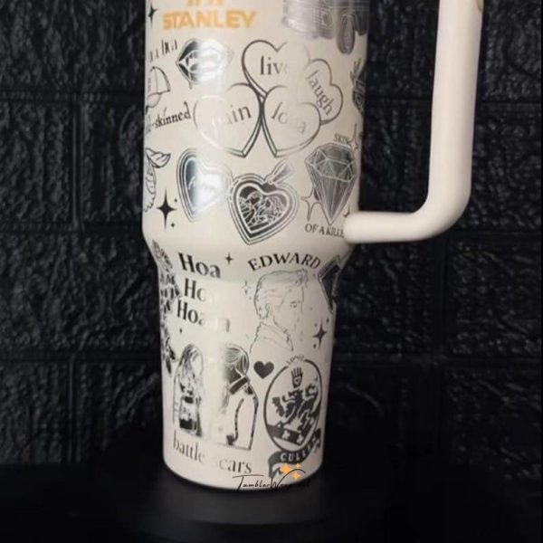 Twilight 40oz Vampire Romance Tumbler | Edward Bella Fan Drinkware