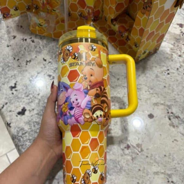 il_794xN.7369131116_bt07.jpg Classic Winnie the Pooh 40oz Tumbler | Vintage Disney Bear Cup Gift