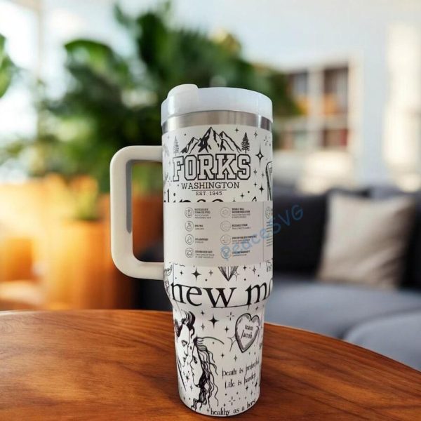 Twilight 40 oz Tumbler, Vampire Wolf Romance 40ozTumbler