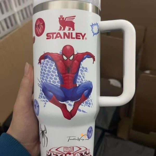 Spider-Man 40oz Superhero Tumbler | Marvel Movie Stainless Cup