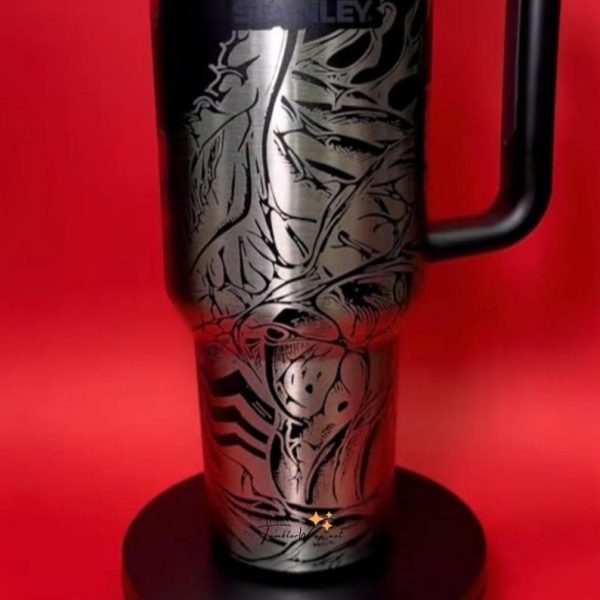 Venom 40oz Superhero Engraved Tumbler | Marvel Symbiote Cup Gift
