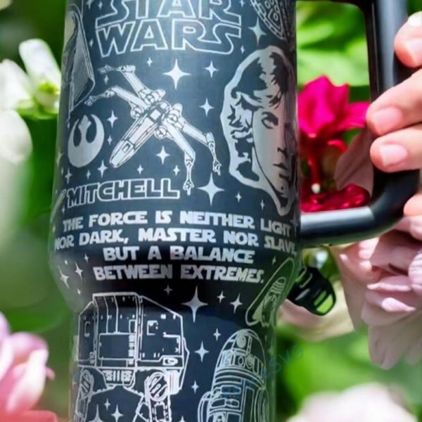 Star Wars Tumbler Laser 40oz , Darth Vader Stainless Tumbler Cup
