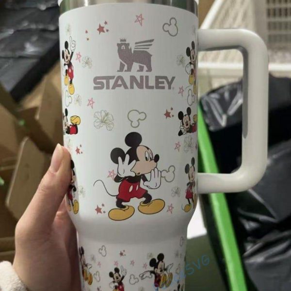 Custom Mickey 40oz Tumbler tumblers with lid, gift, travel mug