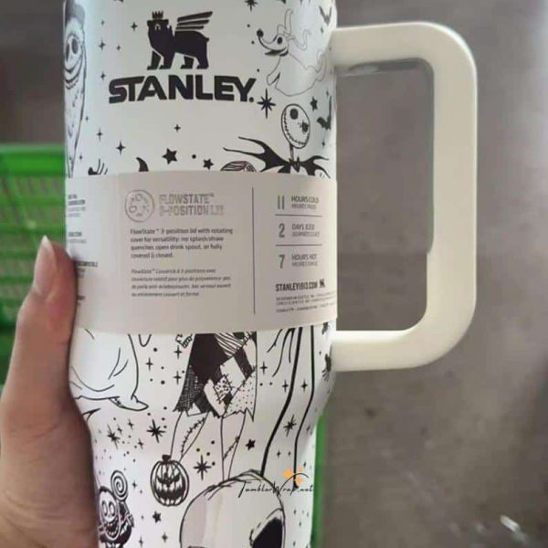 Nightmare Before Christmas 40oz Tumbler | Jack & Sally Halloween Cup