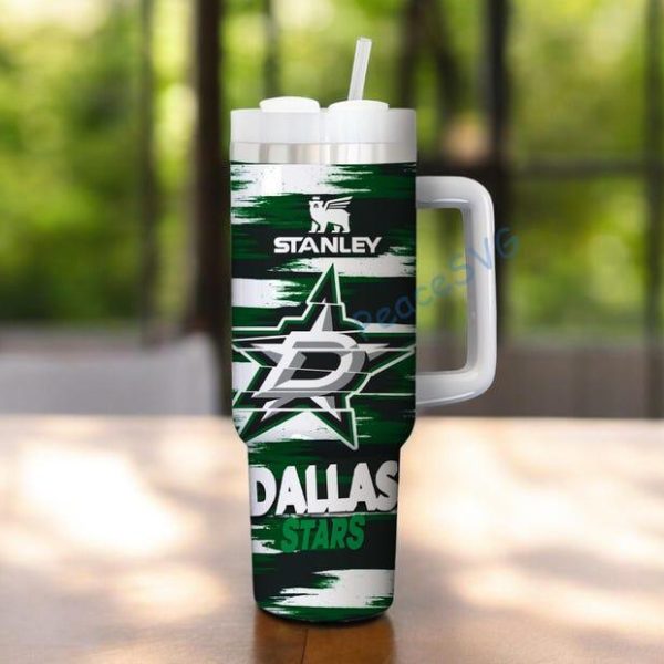 il_794xN.7489140614_cwtq.jpg Dallas Stars 40oz Tumbler, Ice Hockey Fan Tumbler, Game Day Drinkware