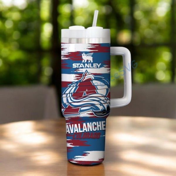 Colorado Hockey 40oz Tumbler, Ice Hockey Fan Cup, Game Day Drinkware