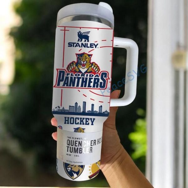 Personalized Florida Hockey 40oz Tumbler, Game Day Drinkware