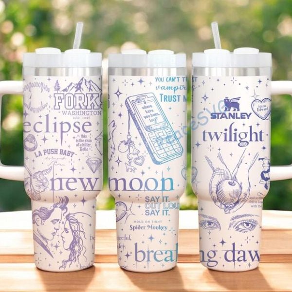 Twilight 40oz Tumbler Cup, Vampire Wolf Romance 40ozTumbler