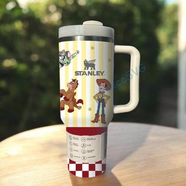 Personalized Toy story Tumbler 40oz Tumbler , Woody Buzz Jessie Water, Pixar Insulated Cup