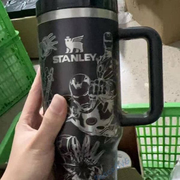 Marvel Avengers 40oz Laser Engraved Tumbler, Insulated Hot And Cold 40oz Tumbler, Engraved Tumbler 40oz
