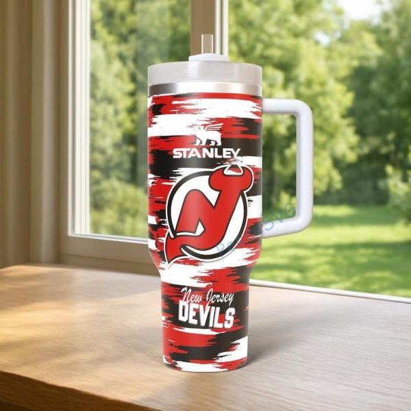 il_794xN.7541521791_jyrl.jpg New Jersey Devils 40oz Tumbler, Ice Hockey Fan Tumbler, Game Day Drinkware