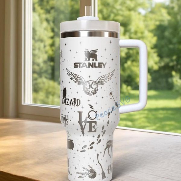 il_794xN.7544797031_myd2.jpg Wizard 40oz Tumbler Laser Engraved, Insulated Stainless Steel Drinkware for Hot/Cold Beverages