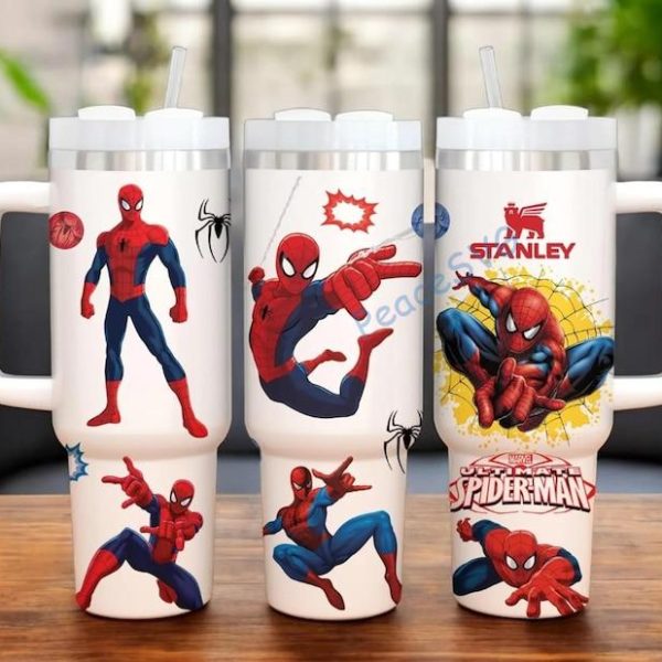 Spider-Man Tumbler, Super man 40oz Cup, Superhero Tumbler Cup, Movie Coffee Tumbler