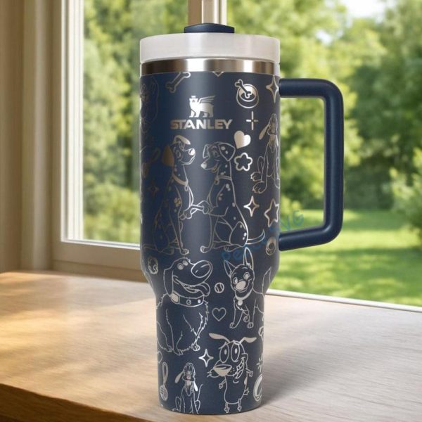 il_794xN.7562584677_6fxe.jpg Dog Lover 40oz Tumbler Laser Engraved , personalized gift for her