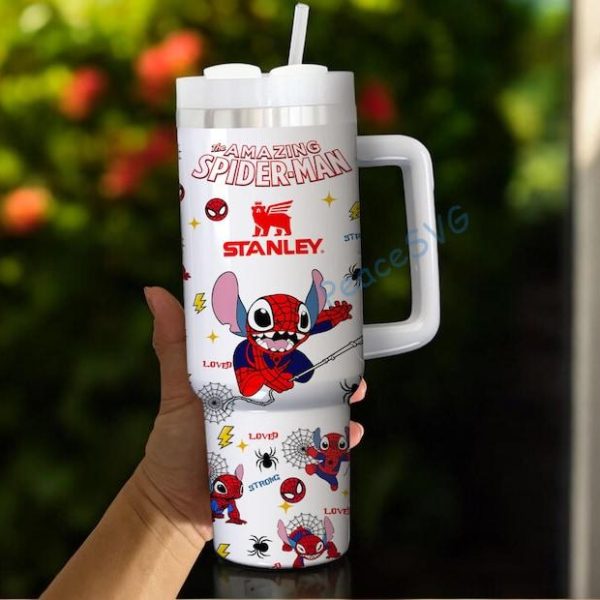 Personalized Spider-man 40oz Tumbler, Spider Cup Gift, Superhero Travel Mug Gift